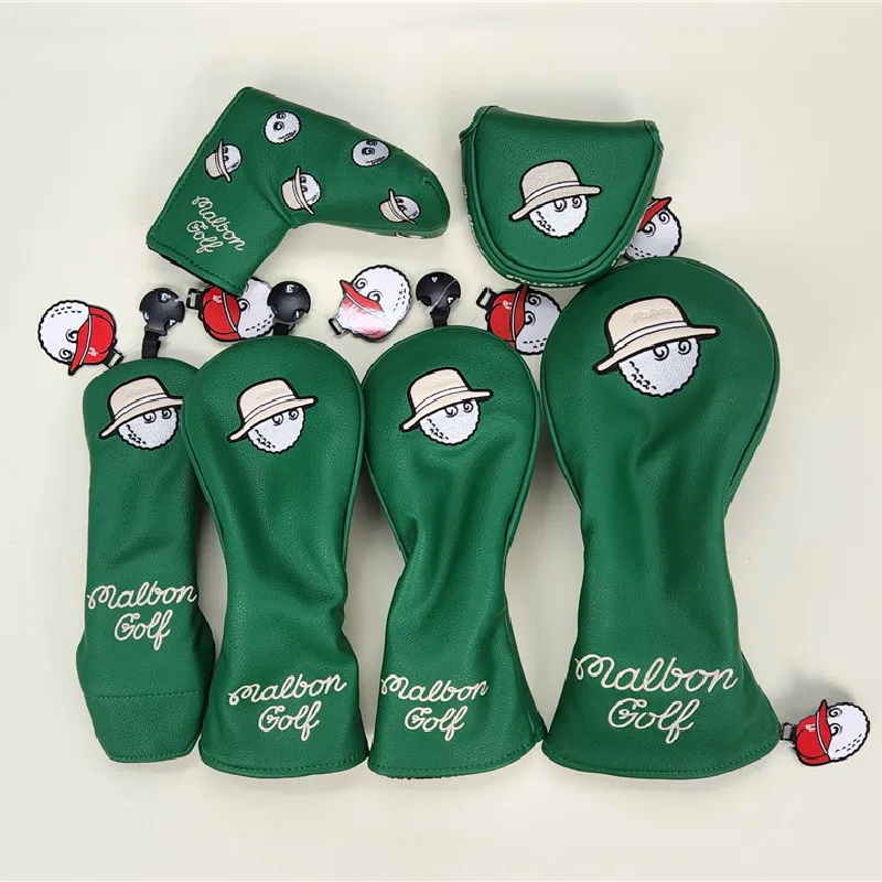 

Лимитированная зеленая шляпа рыбака, головные Чехлы для гольф-клуба, защитная крышка, головные Чехлы для гольф-клуба, для водителя