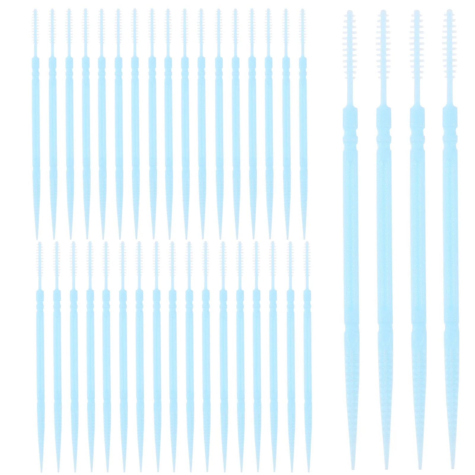 

1060pcs Toothpick Dual Ended Interdental Toothpicks Picks Household Cleaning Brush ( ) Floss 1000pcs