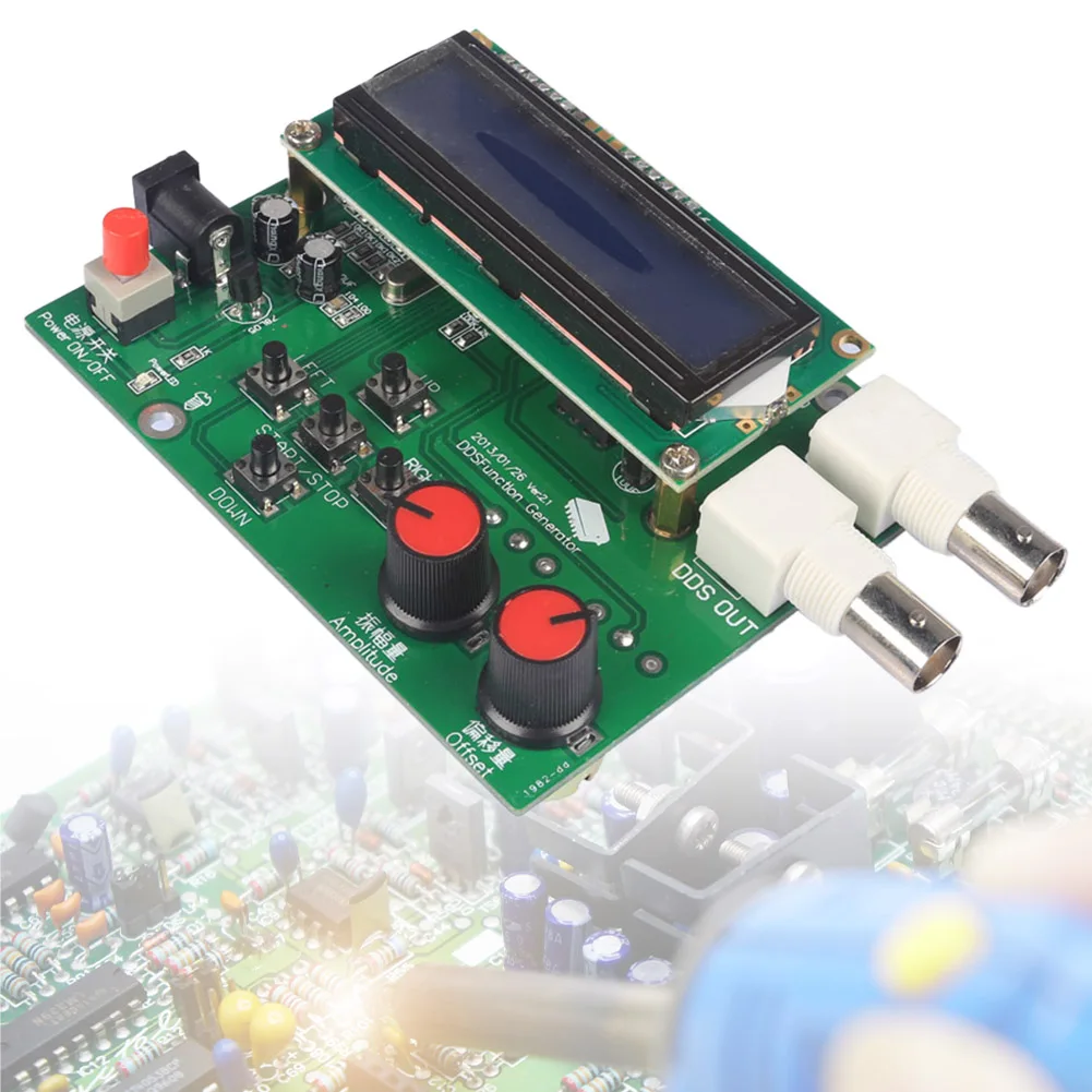 Модуль Генератора Сигналов DDS 1 Гц-65534 Гц С ЖК-дисплеем Синусоидальная Квадратная