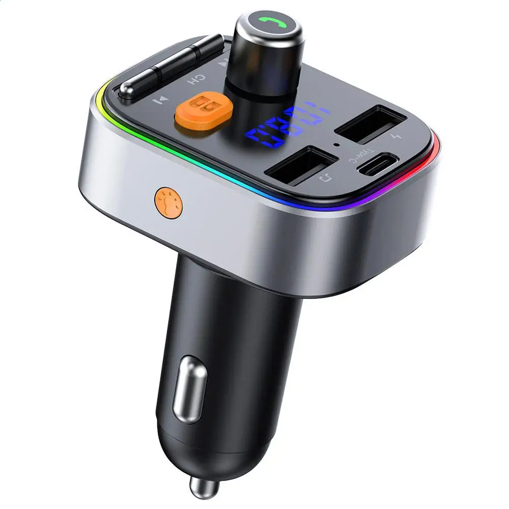 

Car MP3 Player Bluetooth FM Transmitte HOLALEI Bluetooth Car Adaptor Handsfree Music Audio Player Fast Charger Car Accessories