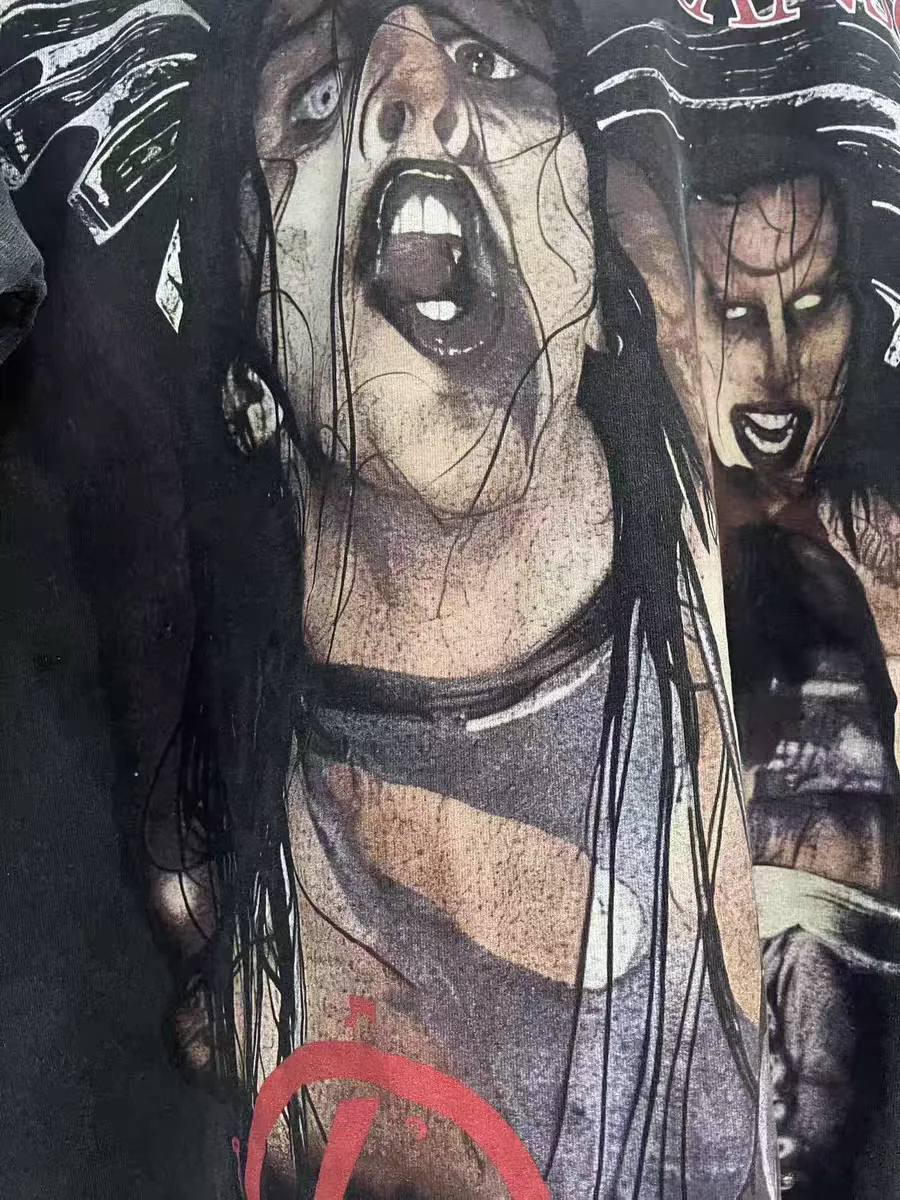 Фото Футболка Marilyn Manson 2026ss для мужчин и женщин, футболка высшего качества №3