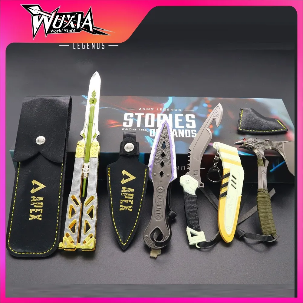 

Apex Legends Heirloom Octane Weapon Box Model Arc Star Butterfly Knife Wraith Kunai Bangalore Raven Bite Kid Toy Christmas Gift