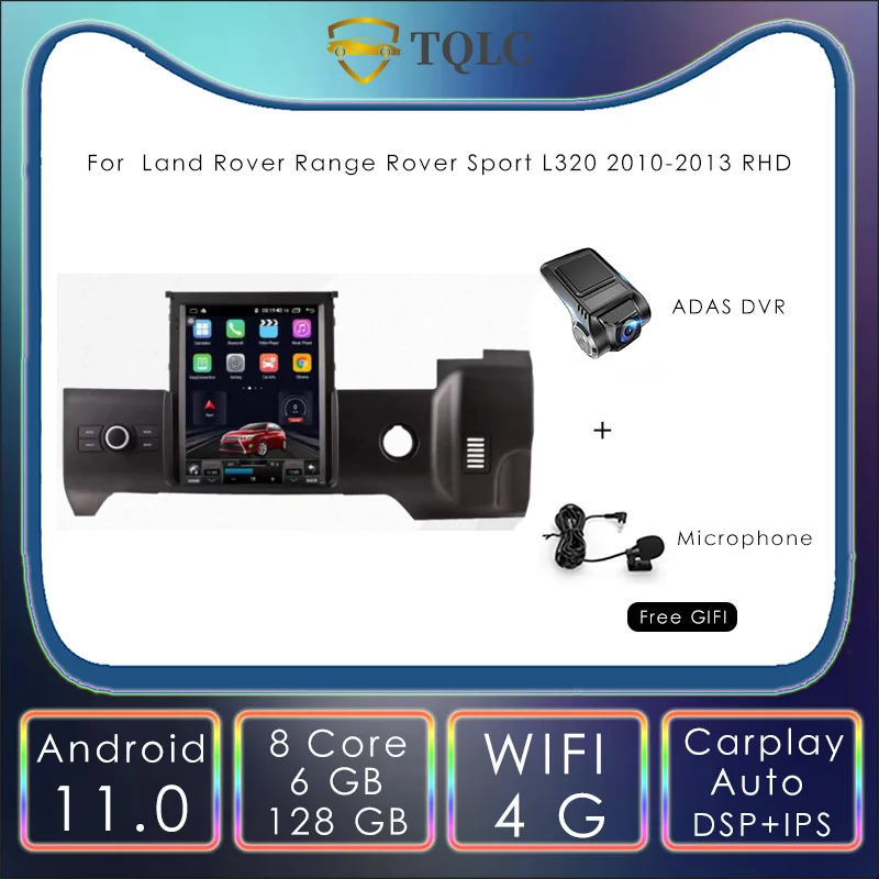

Android Car Radio 9.7'' For and Rover Range Rover Sport L320 2010-2013 Carplay 4G Multimedia Player Stereo Navigation Head Unit