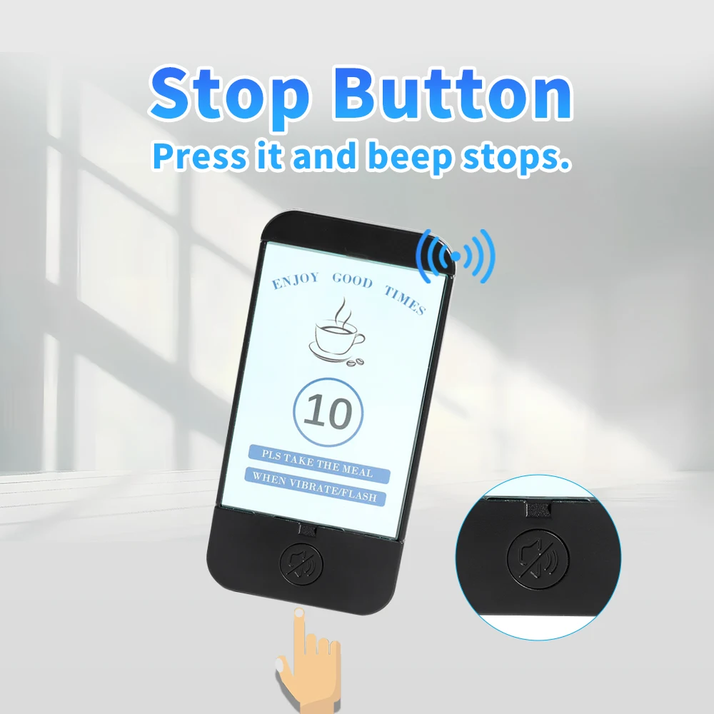 Беспроводная система пейджера Wirelesslinkx для ресторана водонепроницаемая вызова