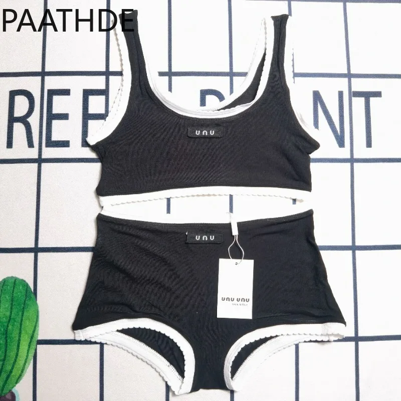 2024 женское новое бикини для плавания с разрезом горячих источников и жилетом