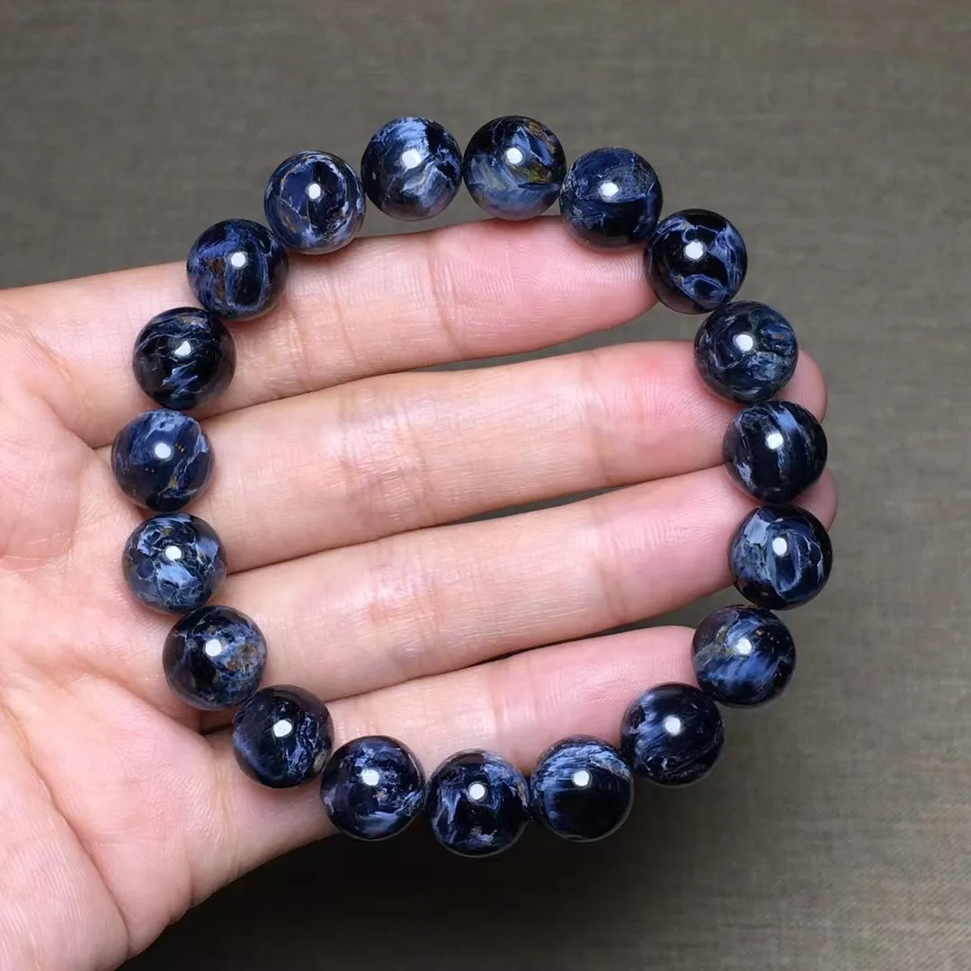 

10mm Natural Blue Pietersite Bracelet For Women Lady Men Wealth Gift Reiki Gemstone Healing Crystal Stone Beads Strands AAAAA