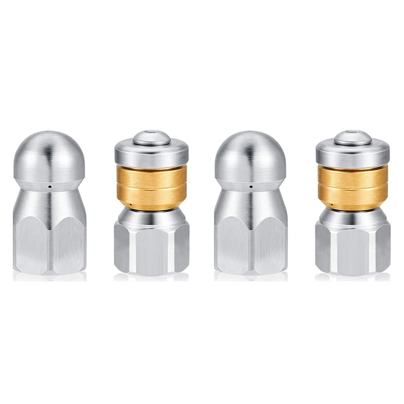 2 шт. Форсунка для шланга промывки канализации шланг мойки высокого давления 1