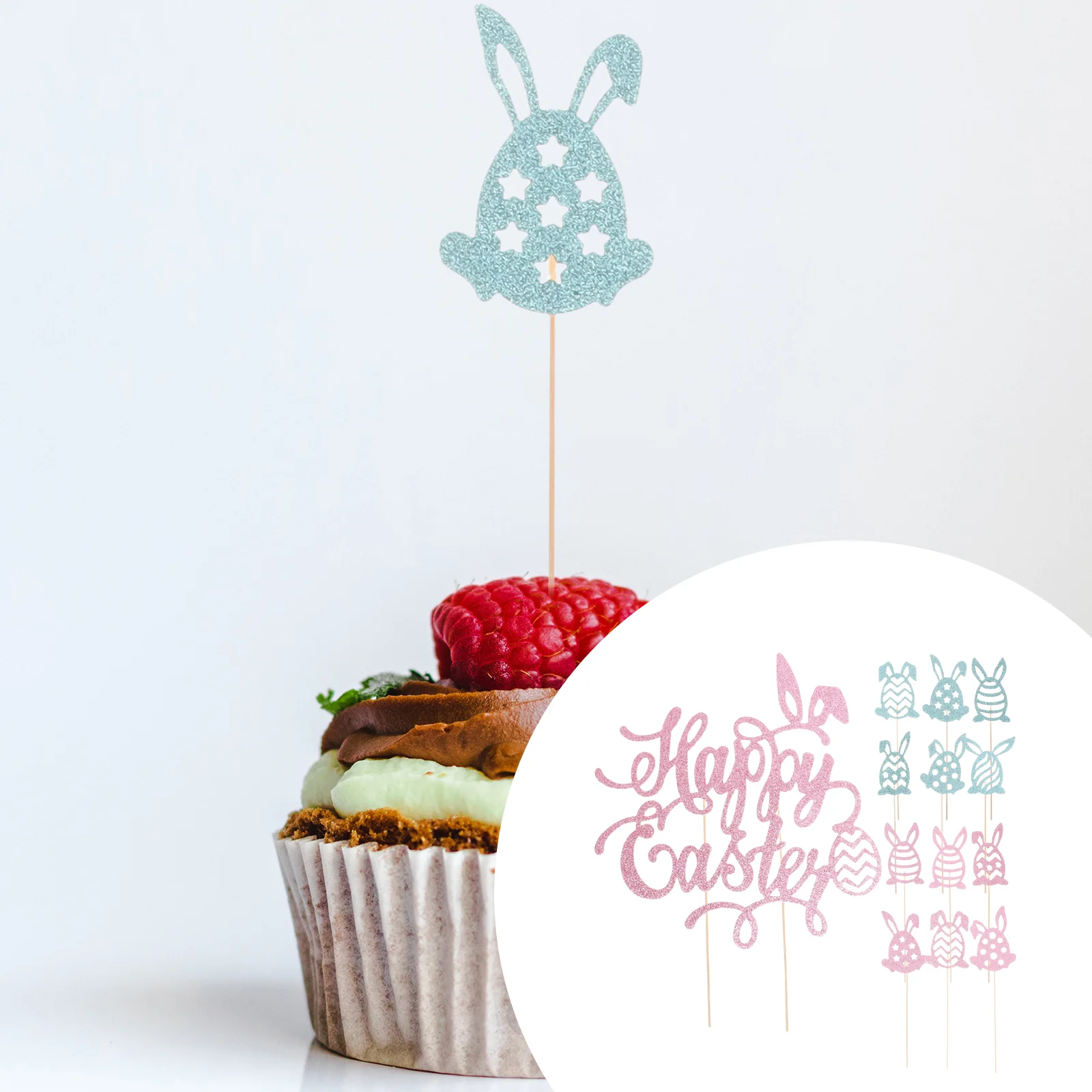 

Cake Pick Cupcake Topper Toppers Easter Decoration Bakingdiy Dessert Festival