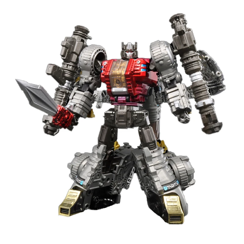 

G-creation SRK01 SRK-01 Sludge Transformation Action Figure IDW 20CM ABS KO Prowl Cartoon Character Deformation Car Robot Figma