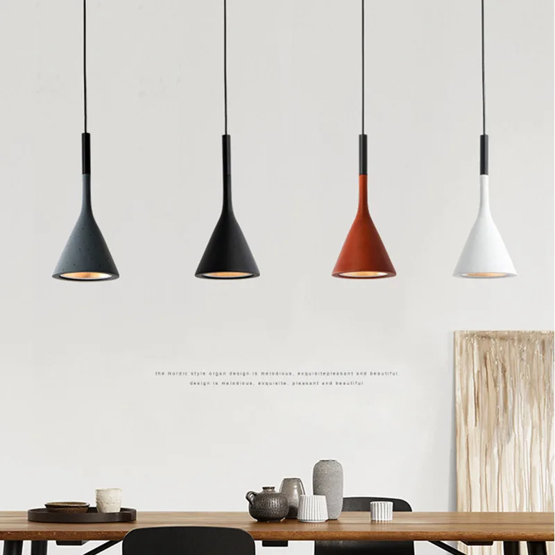 

Kitchen Hanging Ceiling Bedside Lamps Restaurant Bar Counter E27 Light Fixtures Nordic Pendant Light Dining Room Chandelier