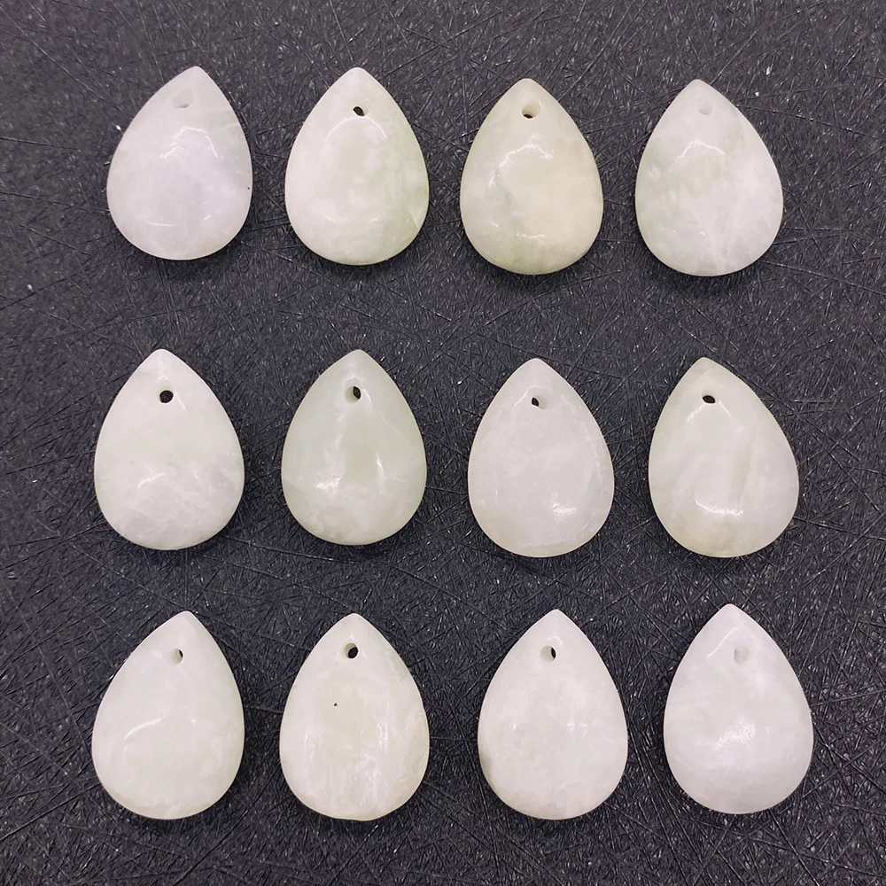 Модные подвески в форме капли 5 цветов Натуральный Полудрагоценный камень DIY для