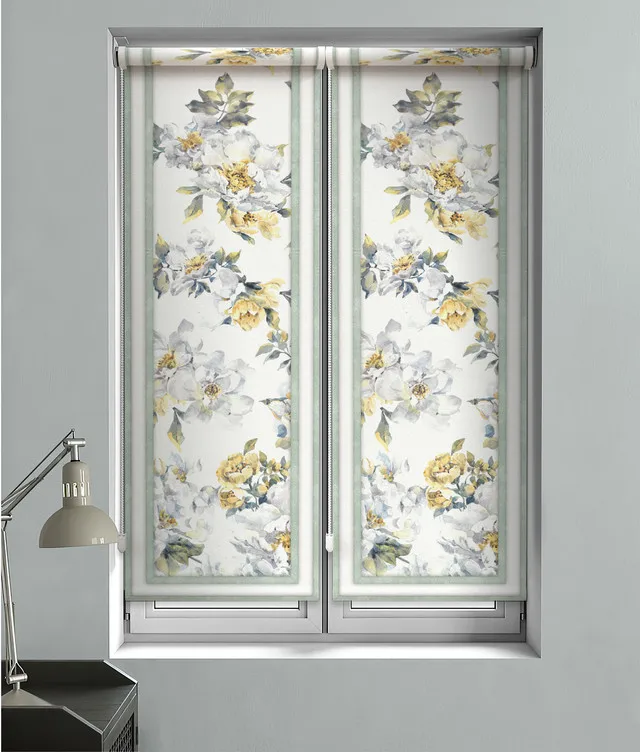 Рулонная штора Fiori gialli от Memotex с карнизом | Шторы