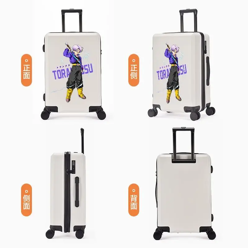 Новый чемодан-тележка Dragon Ball Son Goku Kakarotte с кодовым замком, ярким мультяшным принтом, большой вместимостью, портативный (art.: 3920dbe18f52a) - 3920dbe18f52a