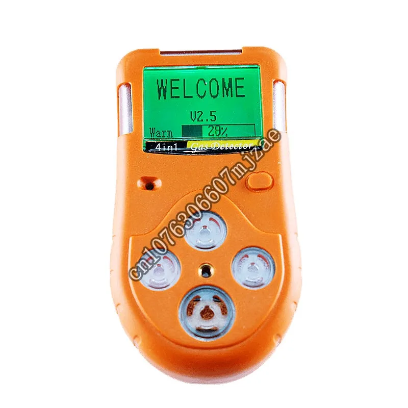 

Portable H2S CO O2 And NO2 Gas Detector Handheld Multi Gas Detector 4 In1 Gas Detector