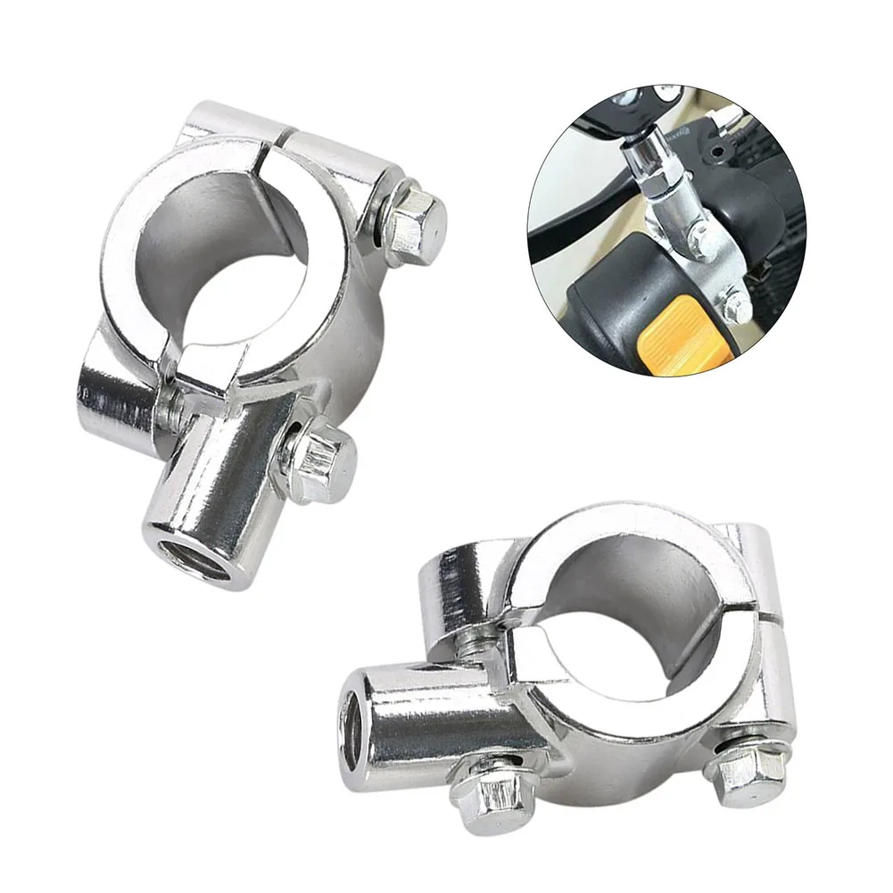 

Car Mirror Bracket 8mm/10mm 100% Brand New 5 Pin Duralumin Easy To Install High Quality Silver Simple Practical