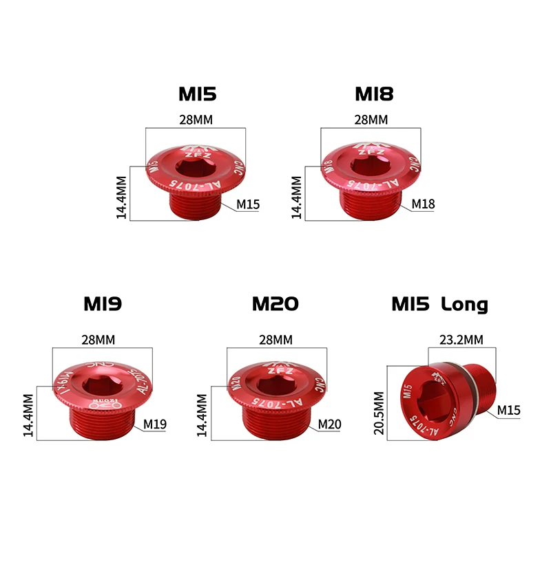 M19 коленчатый винт чпу из алюминиевого сплава коленчатая крышка велосипедные