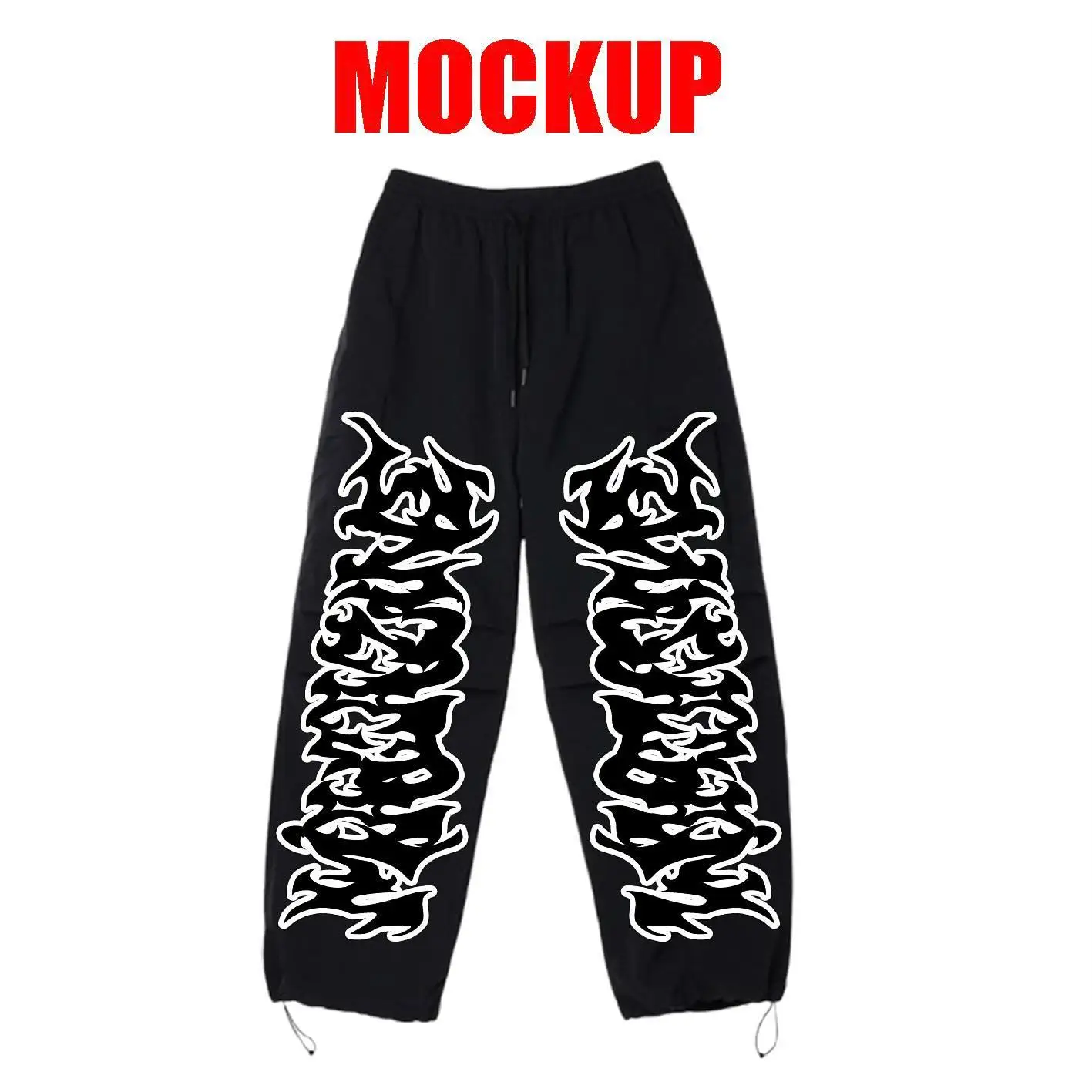 Harajuku с обеих сторон мешковатые брюки в стиле хип-хоп мужская винтажная одежда y2k