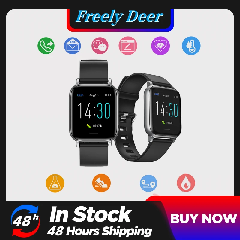 

Смарт-часы для мужчин и женщин, умные часы, фитнес-браслет, сенсорный экран, электронные часы для Android, Ios, пульсометр