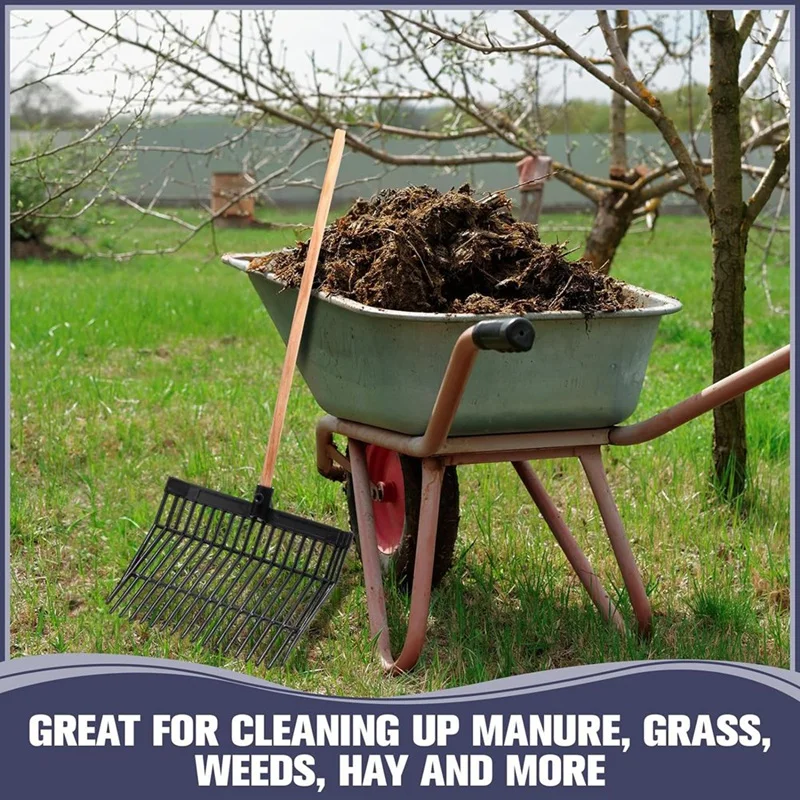 Сменная головка вилки для навоза лошадиного сбора стабильного удаления отходов