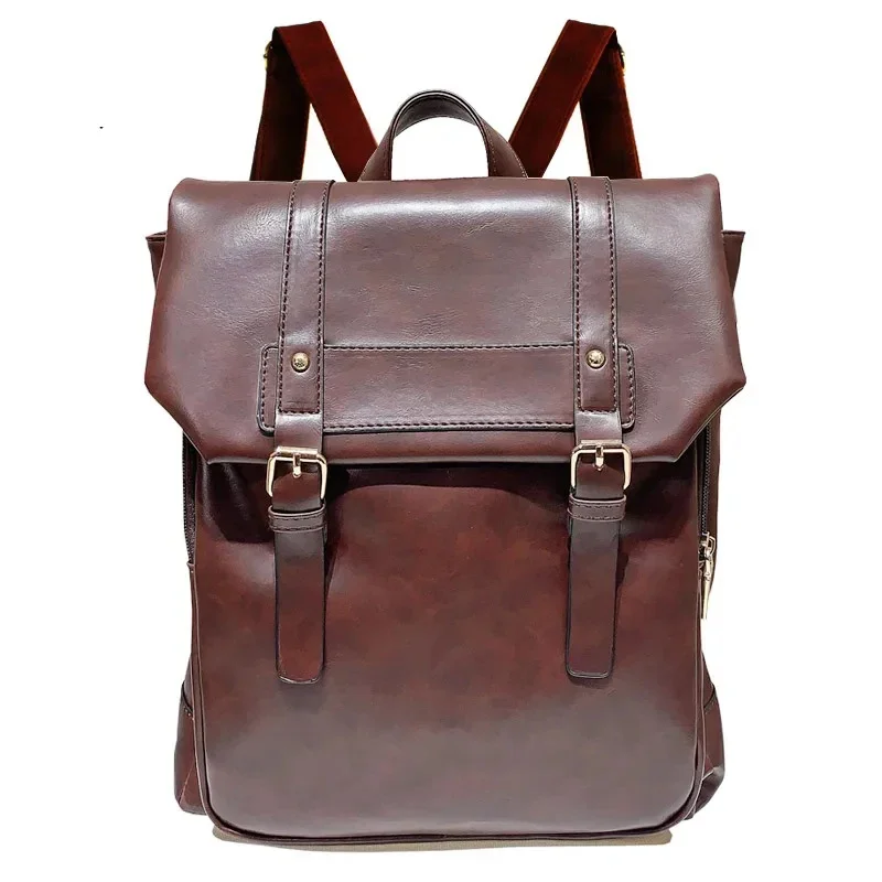 

Black Fashion Brown Men School Girls Bag XA30H Large PU Rucksack Vintage Schoolbag Backpacks For Women Backpack Teenage Leather
