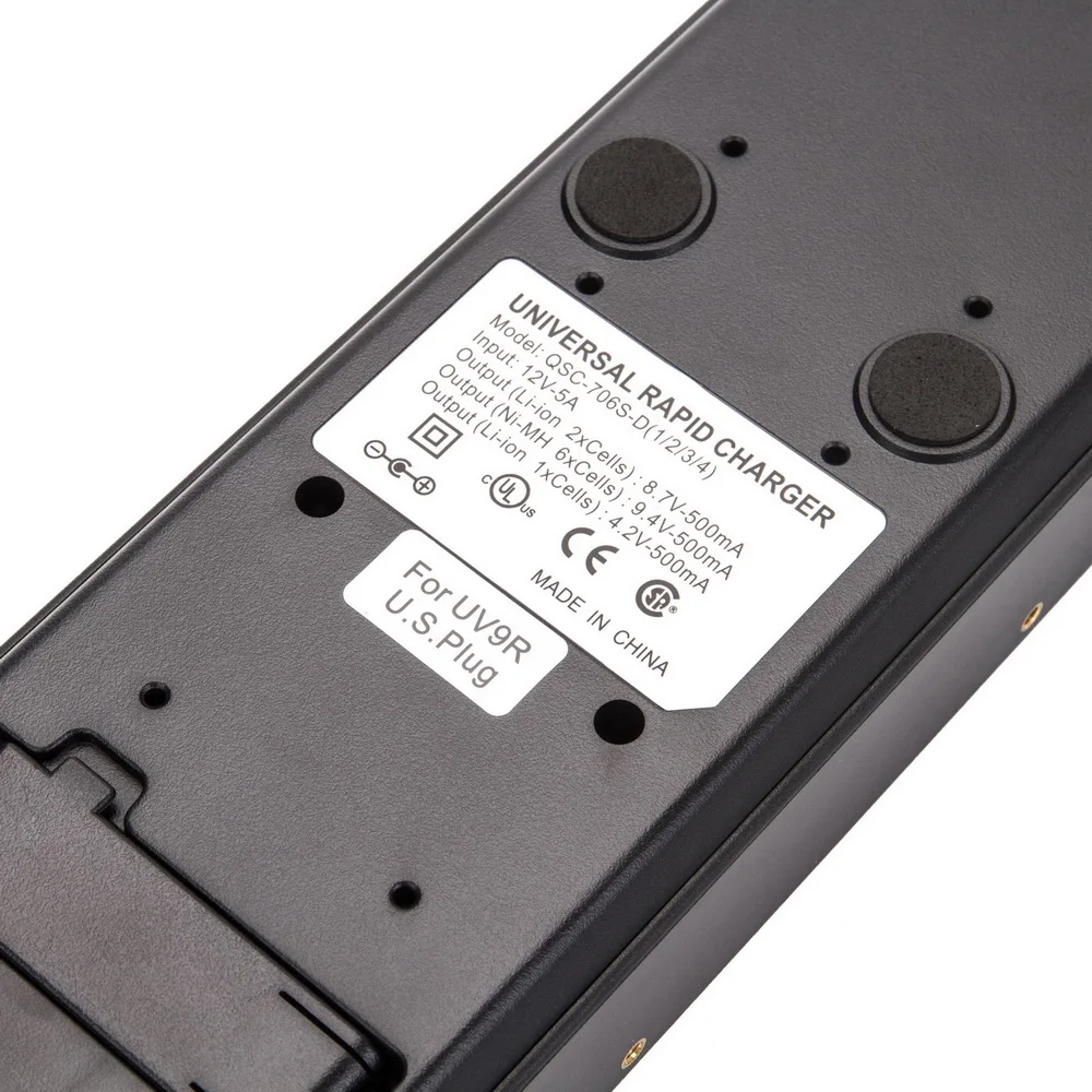 6-Way Multi-Functional Charger Adapter Rapid Charging For Baofeng A58 BF-9700 UV-XR UV-9R Plus Walkie Talkie Two Way Radio