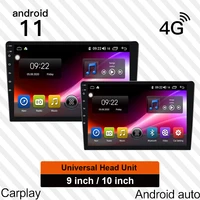 android 11 car monitor 7 9 10 inch universal screen multimedia car head unit wireless carplay android auto autoradio display