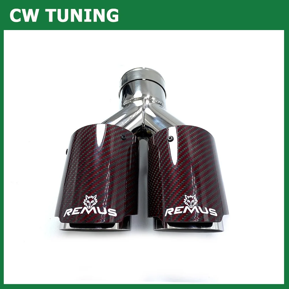 Модификация автомобиля Remus универсальный двойной песчаный глушитель выхлопной