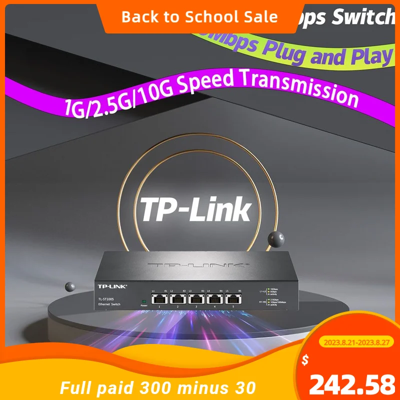 Tp-link 10gbe коммутатор 10gb коммутатор 10gb сеть Ethernet 10 Gigabit Tl-st1005 Lan все 5*10000mbp RJ45 разъем ethernet Tp-link 10gbe коммутатор 10gb коммутатор 10gb сеть Ethernet 10 Gigabit Tl-st1005 Lan все 5*10000mbp RJ45 разъем ethernet