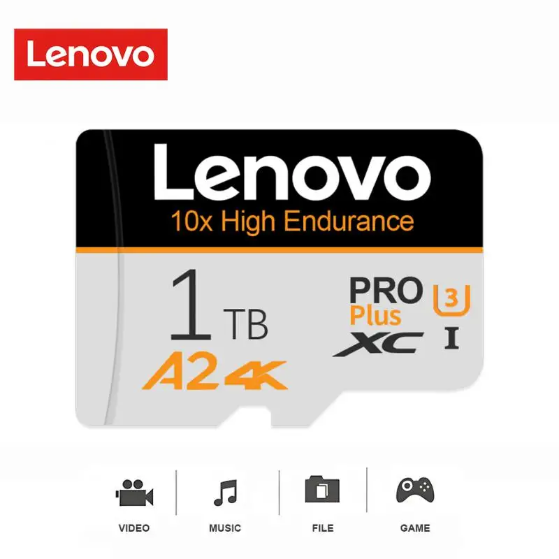 

Lenovo 1TB/2TB A2 Micro Memory SD Card 512GB 128GB Memory Card Micro TF/SD Card Class 10 High Speed For Android Phone/Dash Cam