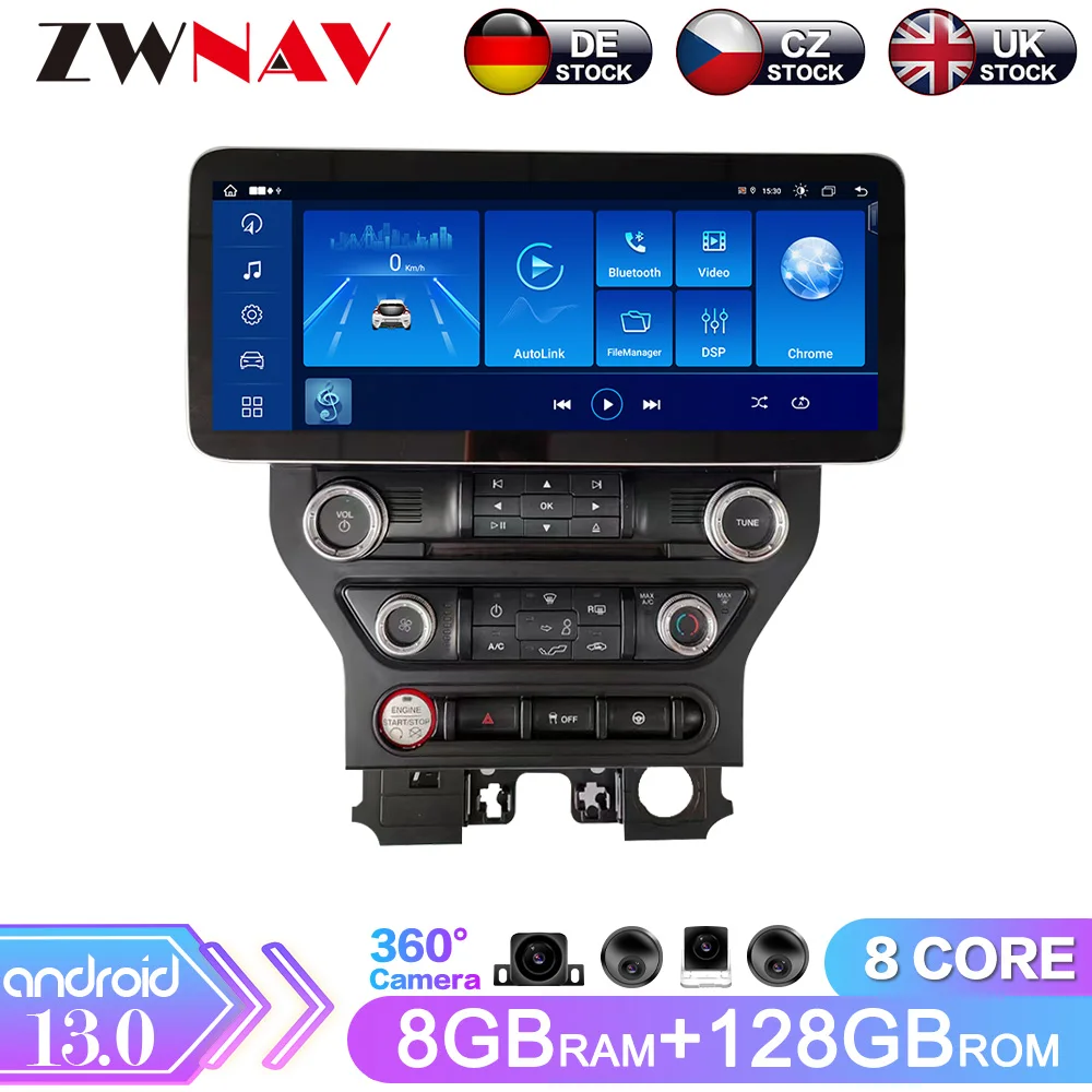 Автомобильный мультимедийный плеер стерео-система на Android 13 с GPS Wi-Fi Bluetooth 2021 4G для