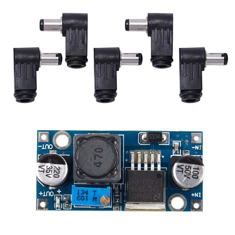 

LM2596S DC-DC модуль питания Buck LM2576 с 5 шт. DC-Line Plug Jack Connector