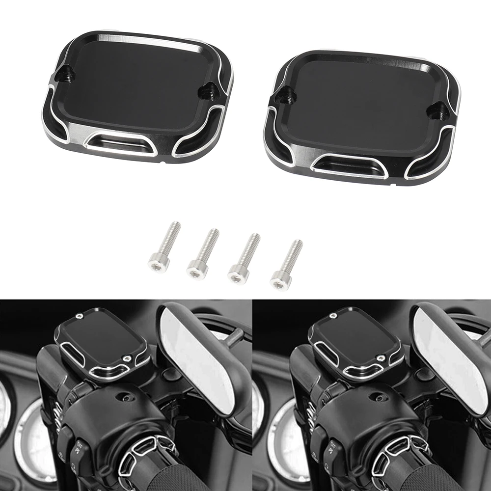 

Front Brake Reservoir Master Cylinder Cover For Harley FLHX Street Glide 2006-2017