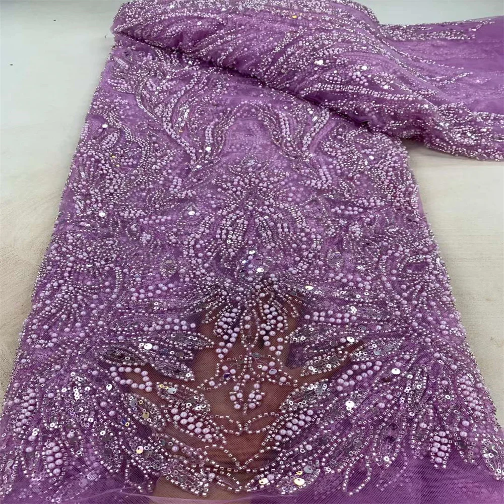 Новый дизайн африканская Роскошная Тюлевая кружевная ткань 2024 нигерийская