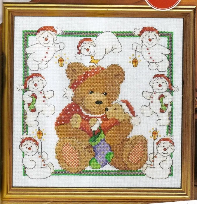 

M201238Home Fun Cross Stitch Kit Package Greeting Needlework Counted Kits New Style Joy Sunday Kits Embroidery