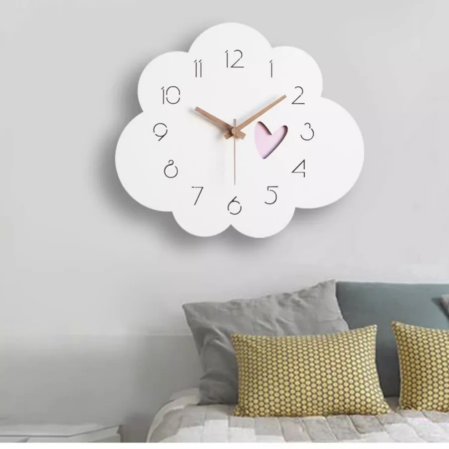 

Unusual Modern Silent Wall Clocks Wooden Battery Operated Fashion Watches Living Room Small Reloj De Pared Home Decorating Items