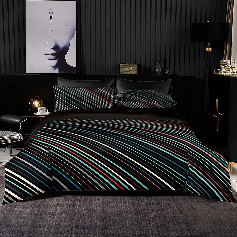 

Matte Shade Bedding Set White Blue Red Duvet Cover and Pillowcase Varying Length Twill Quilt Cover Queen King Bed Size Accessory