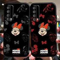 disney fashion mickey mouse phone case for huawei honor 10 v10 10i 10 lite 20 v20 20i 20 lite 30s 30 lite pro black soft