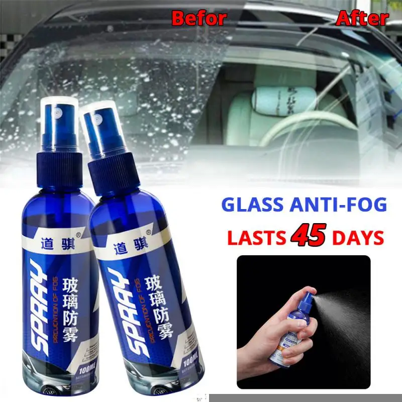 

New 100ml Car Window Sight Coating Spray Glass Cleaner Waterproof Rainproof Anti-Fog Agent Water Repellent Auto Accessories