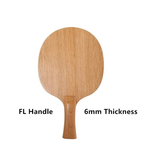 Китайское дубовое лезвие для настольного тенниса Oak Wood Table Tennis Blade 6/7/8 мм