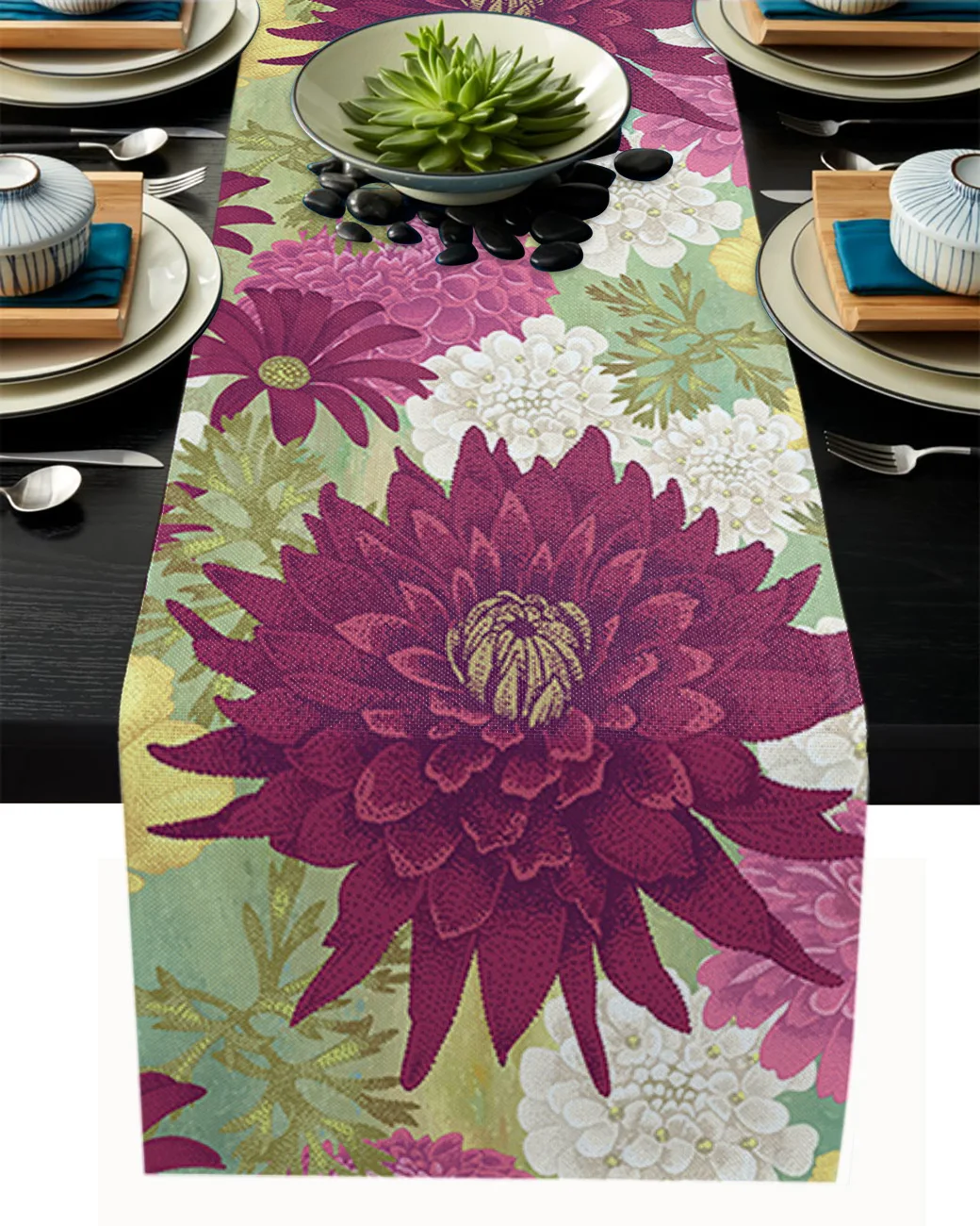 

Daisy Bright Color Tablecloth Table Runner Decoration Home Decor Dinner Table Decoration Table Decor