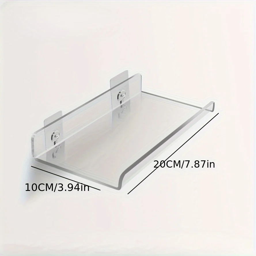 

Акриловая настенная полка для хранения