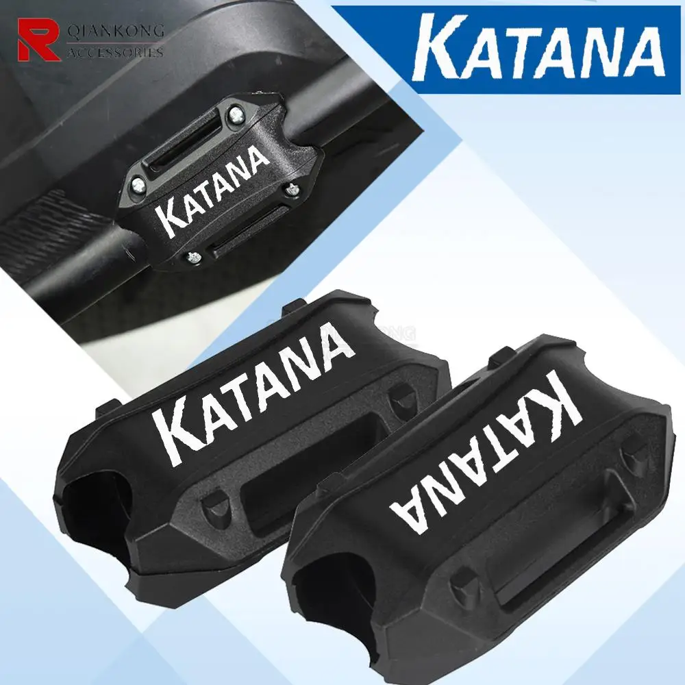 

For SUZUKI Katana 600 750 KATANA600 KATANA750 Motorcycle Bumper Engine Guard 25MM Protection Block Crash bar Decorative Parts