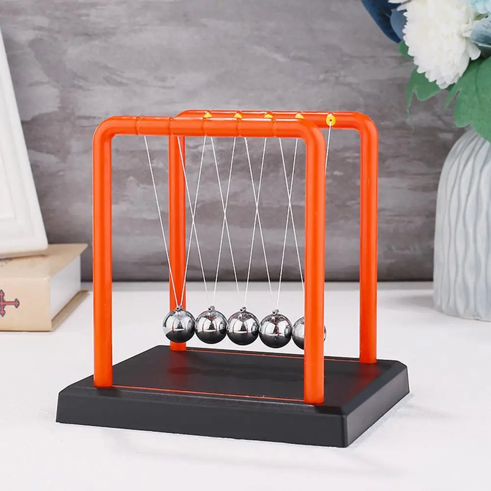 

Newton Cradle Balance Balls School Teaching Supplies Moving For Office Pendulum Desk Kids Toy Gifts Desk Decor Balance Ball P2T5