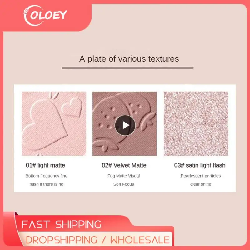 

Eye Shadow Plate All-match Color Matching Fine Silty Eyeshadow Four-color Powder Four-color Eye Shadow Plate Make-up Plate 5.2g