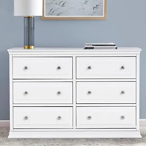 

Signature 6-Drawer Double Dresser in White