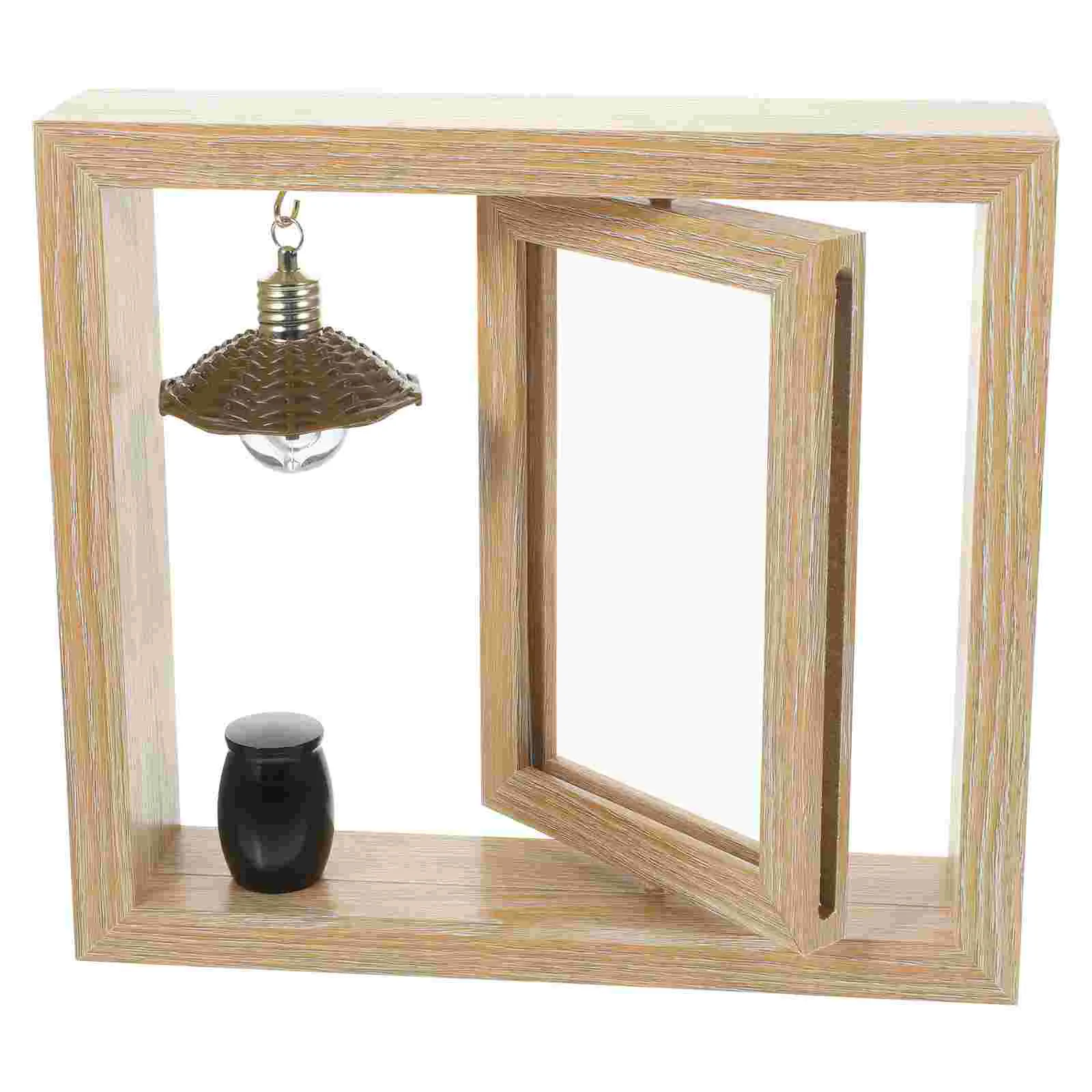 Вращающаяся фоторамка урна собака подарок изображение настольная металлическая