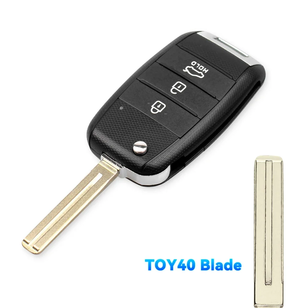 

KEYYOU 1 шт. новый корпус ключа для KIA Sorento Carens K3 K5 Cerato Forte Optima Rio Ceed Soul флип-пульт дистанционного управления