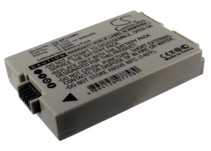 CS 950 мАч/3.52Wh батарея для Canon Legria HF R205 R206 R26 R27 R28 | Электроника