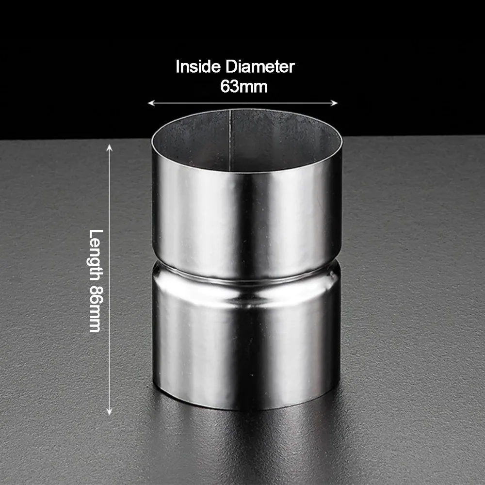 Прямой переходник из нержавеющей стали для труб 51-102 мм