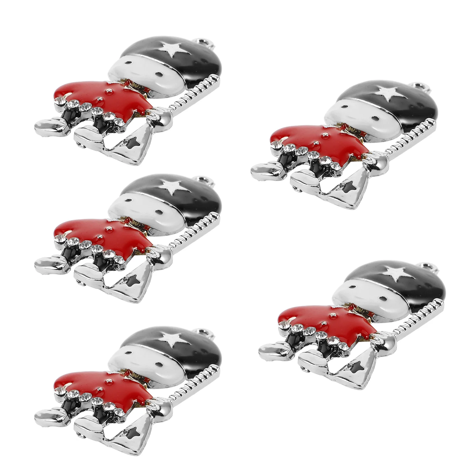 5 шт. Рождественский декор Щелкунчик украшения ювелирные изделия подвески серьги